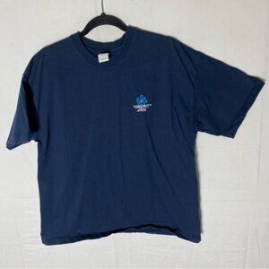 5/$25 The Worth Now Navy Blue Highlight Good Point Graphic T Shirt M